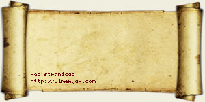 Zorana Vojinović vizit kartica